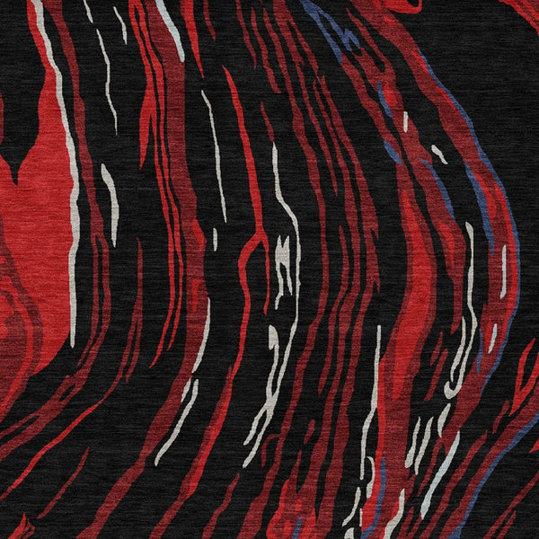 Homeroots 3' Abstract Beige Teal Blue And Ivory Washable Area Rug For Indoor Outdoor Style And Comfort 3' X 5' Polyester 600210