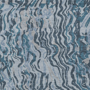 Homeroots 3' Beige Brown And Ivory Abstract Washable Area Rug For Indoor Or Outdoor Comfort And Style 9' X 12' Polyester 600316