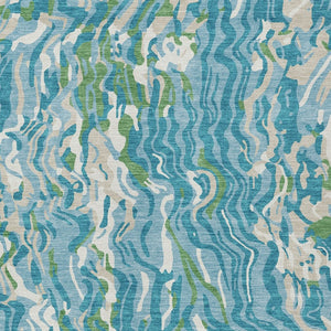 Homeroots 3' Beige Brown And Ivory Abstract Washable Area Rug For Indoor Or Outdoor Comfort And Style 3' X 5' Polyester 600318