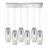 Menlow Park 9'' Wide 6-Light Multi Pendant - Polished Chrome 60054-6RC Elk Lighting