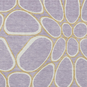 Homeroots 3' Artichoke Green And Ivory Abstract Washable Area Rug For Indoor And Outdoor Use, Durable Design 3' X 5' Polyester 600546