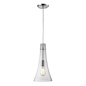 Menlow Park 8'' Wide 1-Light Pendant - Polished Chrome 60055-1 Elk Lighting