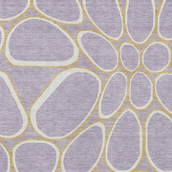 Homeroots 3' Artichoke Green And Ivory Abstract Washable Area Rug For Indoor And Outdoor Use, Durable Design 10' X 14' Polyester 600551