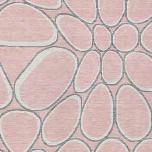 Homeroots 3' Artichoke Green And Ivory Abstract Washable Area Rug For Indoor And Outdoor Use, Durable Design 9' X 12' Polyester 600556