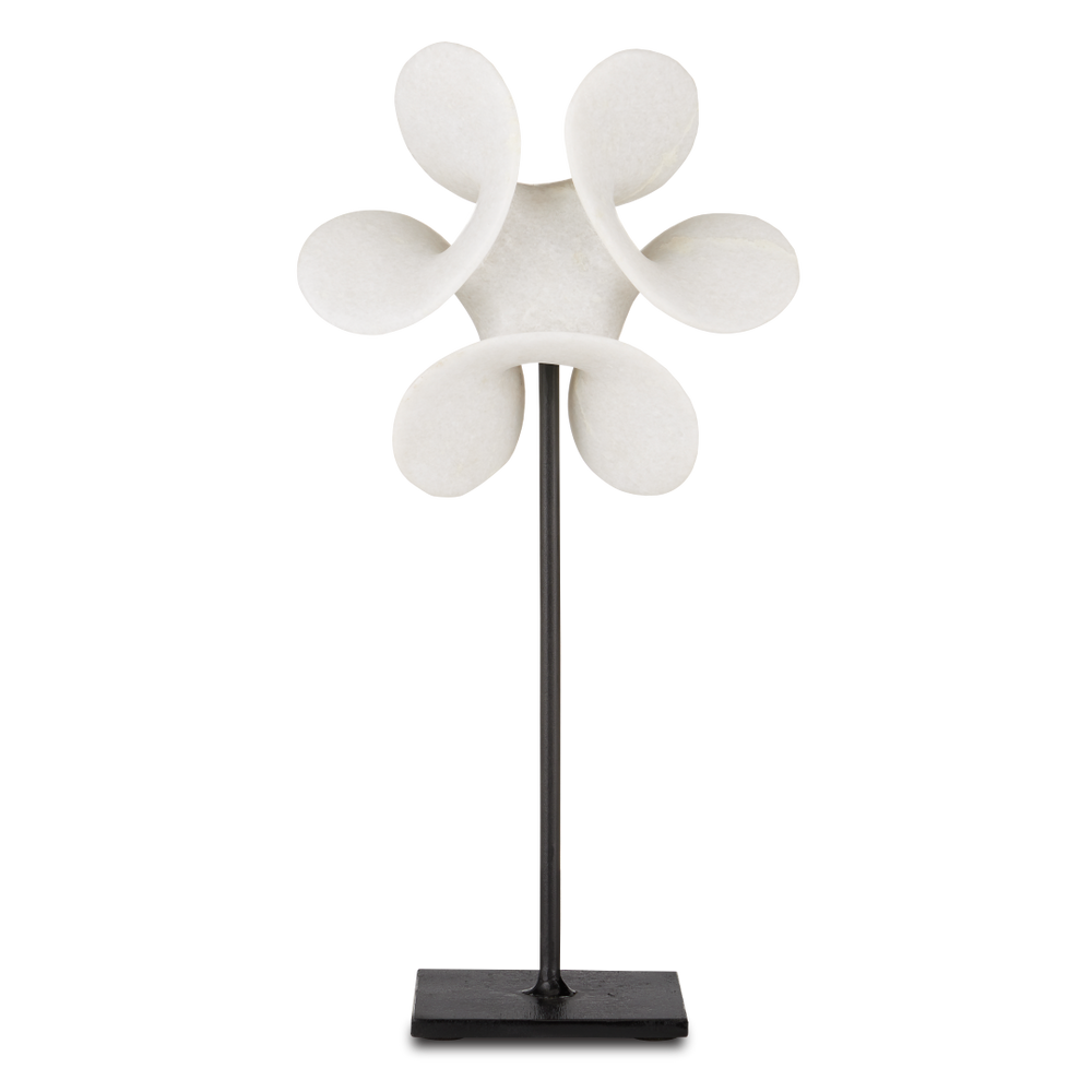 Helice Marble Ring - Stunning Handcrafted Sculpture with Dynamic Propeller Shape for Elegant Spaces