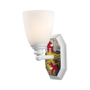 Kidshine 10'' High 1-Light Sconce - White 60060-1 Elk Lighting