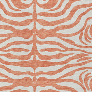 Homeroots 3' Artichoke Green And Ivory Animal Print Washable Area Rug For Indoor Or Outdoor Use, Durable Style 3' X 5' Polyester 600600