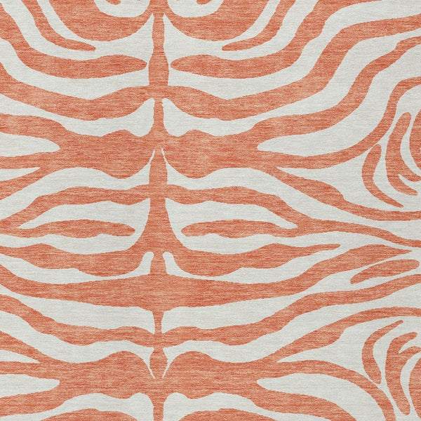 Homeroots 3' Artichoke Green And Ivory Animal Print Washable Area Rug For Indoor Or Outdoor Use, Durable Style 3' X 5' Polyester 600600