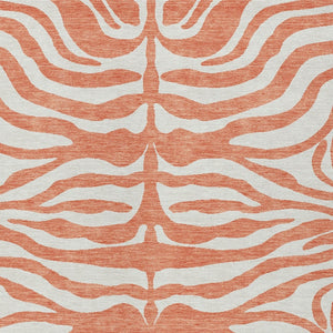 Homeroots 3' Artichoke Green And Ivory Animal Print Washable Area Rug For Indoor Or Outdoor Use, Durable Style 8' X 10' Polyester 600603