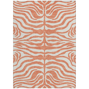 Homeroots 3' Artichoke Green And Ivory Animal Print Washable Area Rug For Indoor Or Outdoor Use, Durable Style 9' X 12' Polyester 600604
