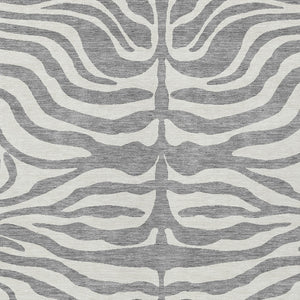 Homeroots 3' Artichoke Green And Ivory Animal Print Washable Area Rug For Indoor Or Outdoor Use, Durable Style 9' X 12' Polyester 600622