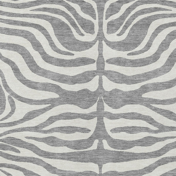 Homeroots 3' Artichoke Green And Ivory Animal Print Washable Area Rug For Indoor Or Outdoor Use, Durable Style 10' X 14' Polyester 600623