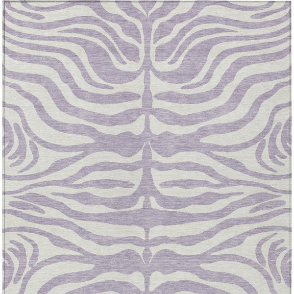 Homeroots 3' Artichoke Green And Ivory Animal Print Washable Area Rug For Indoor Or Outdoor Use, Durable Style 10' X 14' Polyester 600629