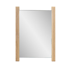 Howard Elliott Emil Vanity Mirror - Elegant Fusion Of Natural Wood And Frameless Design For Timeless Decor Appeal Brown Oak 60063-howard-elliott