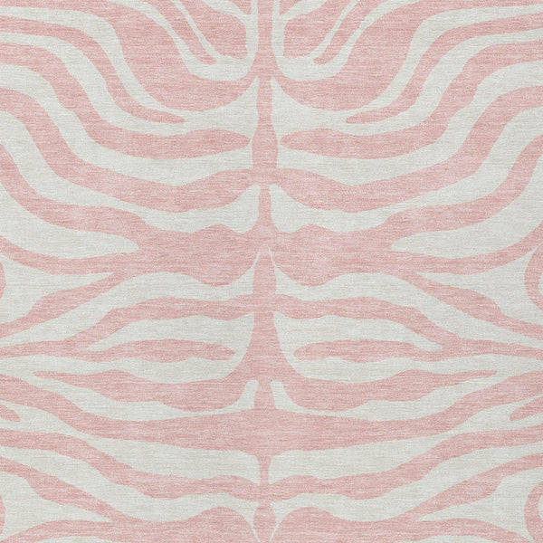 Homeroots 3' Artichoke Green And Ivory Animal Print Washable Area Rug For Indoor Or Outdoor Use, Durable Style 5' X 8' Polyester 600637