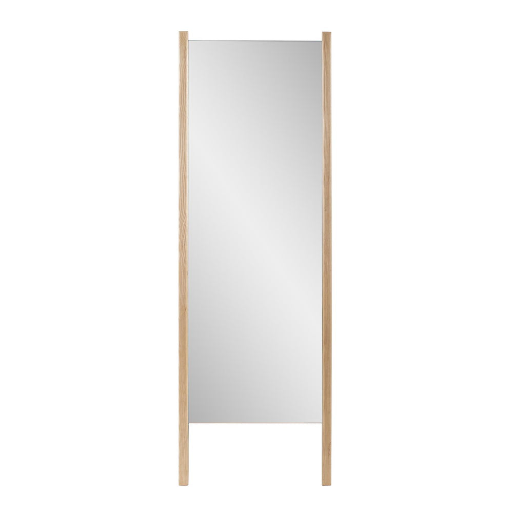 Howard Elliott Emil Tall Leaning Mirror – Stylish Wooden Frame Design For Timeless Home Decor And Versatility Brown Oak 60064-howard-elliott