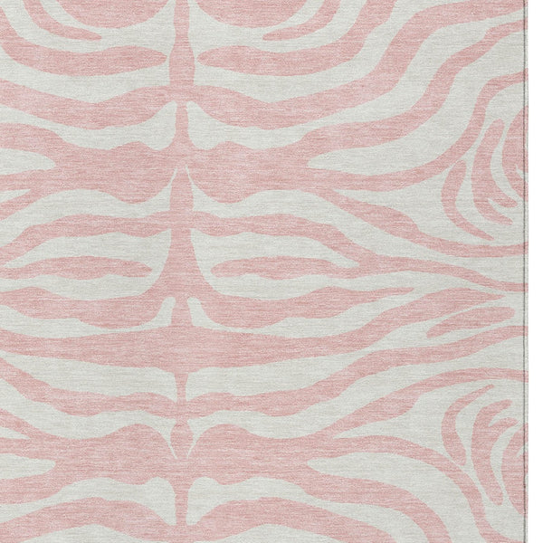 Homeroots 3' Artichoke Green And Ivory Animal Print Washable Area Rug For Indoor Or Outdoor Use, Durable Style 9' X 12' Polyester 600640