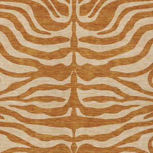 Homeroots 3' Artichoke Green And Ivory Animal Print Washable Area Rug For Indoor Or Outdoor Use, Durable Style 10' X 14' Polyester 600647