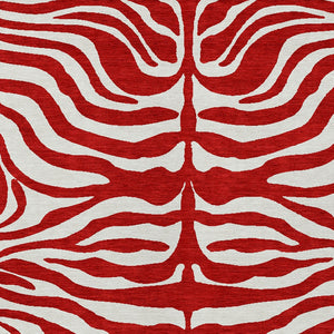 Homeroots 3' Artichoke Green And Ivory Animal Print Washable Area Rug For Indoor Or Outdoor Use, Durable Style 3' X 5' Polyester 600648