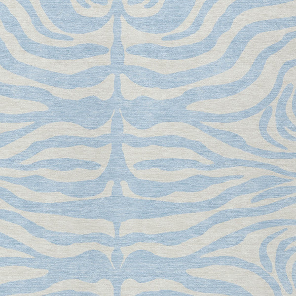 Homeroots 3' Artichoke Green And Ivory Animal Print Washable Area Rug For Indoor Or Outdoor Use, Durable Style 3' X 5' Polyester 600654