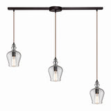 Menlow Park 36'' Wide 3-Light Multi Pendant - Oil Rubbed Bronze 60066-3L Elk Lighting