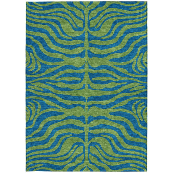 Homeroots 3' Animal Print Indoor Outdoor Area Rug - Stylish Brown And Pink Design, Washable & Durable Comfort 3' X 5' Polyester 600672