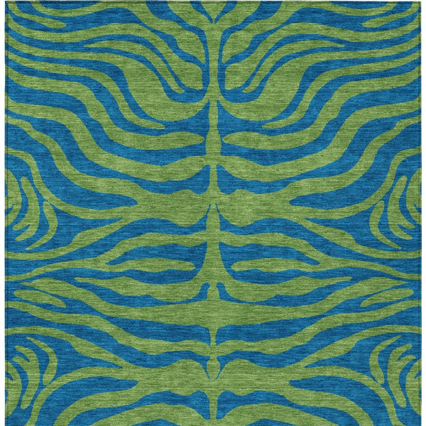 Homeroots 3' Animal Print Indoor Outdoor Area Rug - Stylish Brown And Pink Design, Washable & Durable Comfort 5' X 8' Polyester 600673