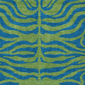 Homeroots 3' Animal Print Indoor Outdoor Area Rug - Stylish Brown And Pink Design, Washable & Durable Comfort 8' X 10' Polyester 600675