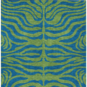 Homeroots 3' Animal Print Indoor Outdoor Area Rug - Stylish Brown And Pink Design, Washable & Durable Comfort 9' X 12' Polyester 600676