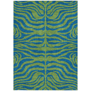 Homeroots 3' Animal Print Indoor Outdoor Area Rug - Stylish Brown And Pink Design, Washable & Durable Comfort 10' X 14' Polyester 600677