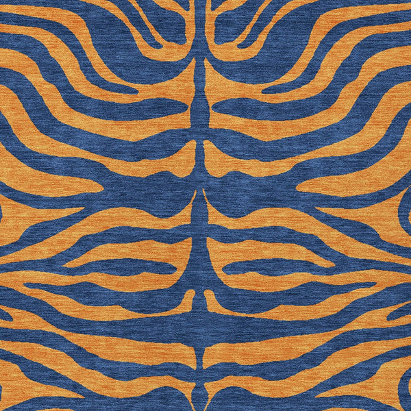 Homeroots 3' Animal Print Indoor Outdoor Area Rug - Stylish Brown And Pink Design, Washable & Durable Comfort 9' X 12' Polyester 600682