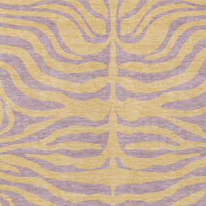 Homeroots 3' Animal Print Indoor Outdoor Area Rug - Stylish Brown And Pink Design, Washable & Durable Comfort 3' X 5' Polyester 600690