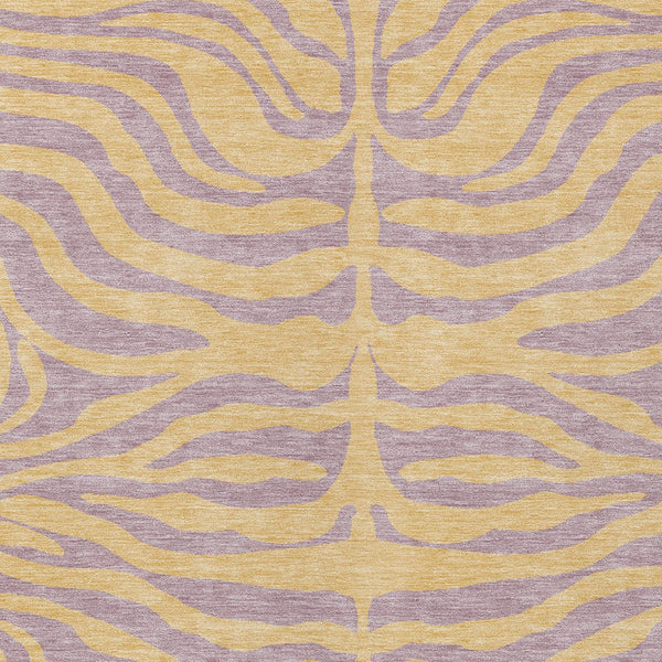 Homeroots 3' Animal Print Indoor Outdoor Area Rug - Stylish Brown And Pink Design, Washable & Durable Comfort 3' X 5' Polyester 600690