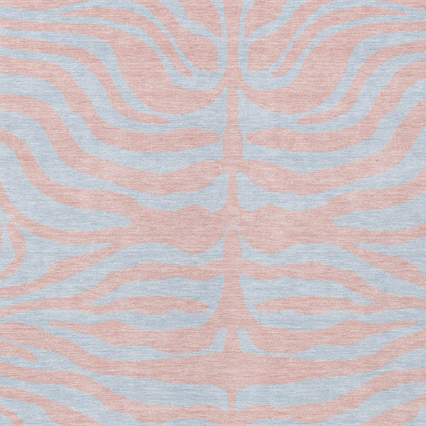 Homeroots 3' Animal Print Indoor Outdoor Area Rug - Stylish Brown And Pink Design, Washable & Durable Comfort 3' X 5' Polyester 600696