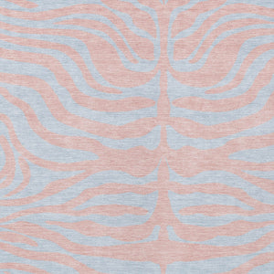 Homeroots 3' Animal Print Indoor Outdoor Area Rug - Stylish Brown And Pink Design, Washable & Durable Comfort 9' X 12' Polyester 600700