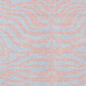 Homeroots 3' Animal Print Indoor Outdoor Area Rug - Stylish Brown And Pink Design, Washable & Durable Comfort 10' X 14' Polyester 600701