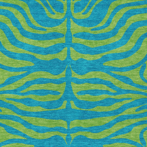 Homeroots 3' Animal Print Indoor Outdoor Area Rug - Stylish Brown And Pink Design, Washable & Durable Comfort 3' X 5' Polyester 600708