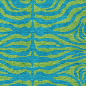 Homeroots 3' Animal Print Indoor Outdoor Area Rug - Stylish Brown And Pink Design, Washable & Durable Comfort 5' X 8' Polyester 600709