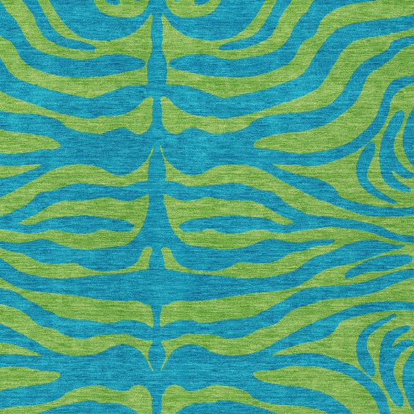 Homeroots 3' Animal Print Indoor Outdoor Area Rug - Stylish Brown And Pink Design, Washable & Durable Comfort 5' X 8' Polyester 600709