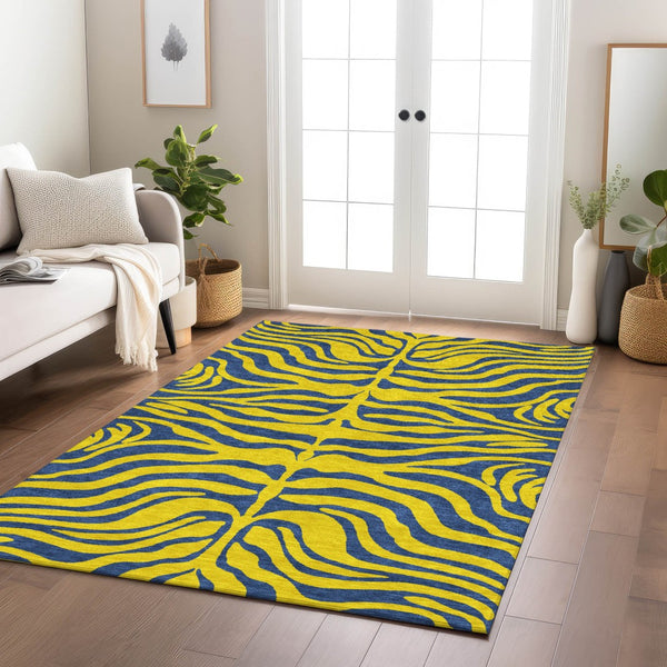 Homeroots 3' Animal Print Indoor Outdoor Area Rug - Stylish Brown And Pink Design, Washable & Durable Comfort 8' X 10' Polyester 600717