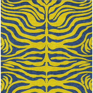 Homeroots 3' Animal Print Indoor Outdoor Area Rug - Stylish Brown And Pink Design, Washable & Durable Comfort 9' X 12' Polyester 600718