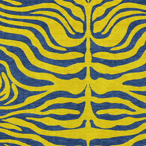 Homeroots 3' Animal Print Indoor Outdoor Area Rug - Stylish Brown And Pink Design, Washable & Durable Comfort 10' X 14' Polyester 600719