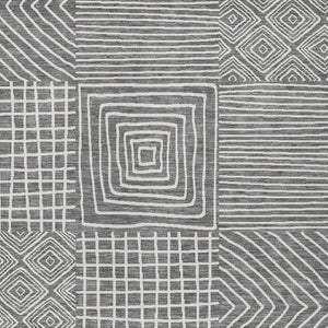 Homeroots 3' Beige And Ivory Geometric Washable Area Rug – Durable Indoor Outdoor Comfort For Any Space 9' X 12' Polyester 600736