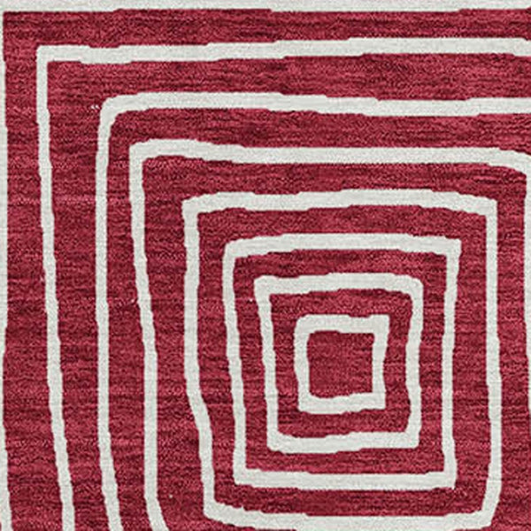 Homeroots 3' Beige And Ivory Geometric Washable Area Rug – Durable Indoor Outdoor Comfort For Any Space 3' X 5' Polyester 600738