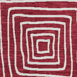 Homeroots 3' Beige And Ivory Geometric Washable Area Rug – Durable Indoor Outdoor Comfort For Any Space 9' X 12' Polyester 600742