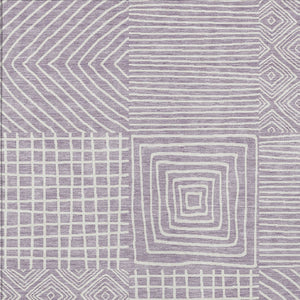 Homeroots 3' Beige And Ivory Geometric Washable Area Rug – Durable Indoor Outdoor Comfort For Any Space 9' X 12' Polyester 600754