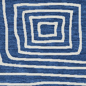 Homeroots 3' Beige And Ivory Geometric Washable Area Rug – Durable Indoor Outdoor Comfort For Any Space 8' Round Polyester 600758