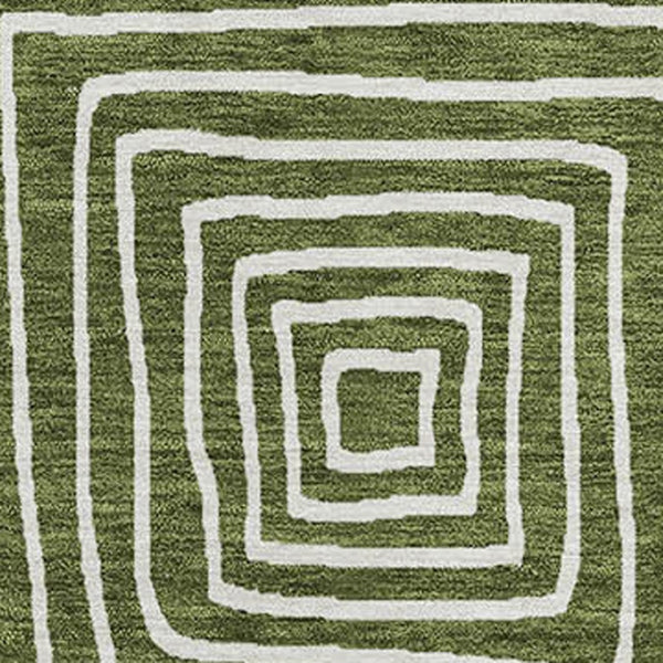 Homeroots 3' Beige And Ivory Geometric Washable Area Rug – Durable Indoor Outdoor Comfort For Any Space 3' X 5' Polyester 600762