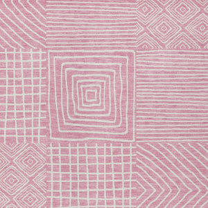 Homeroots 3' Beige And Ivory Geometric Washable Area Rug – Durable Indoor Outdoor Comfort For Any Space 5' X 8' Polyester 600769