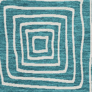 Homeroots 3' Beige And Ivory Geometric Washable Area Rug – Durable Indoor Outdoor Comfort For Any Space 3' X 5' Polyester 600780